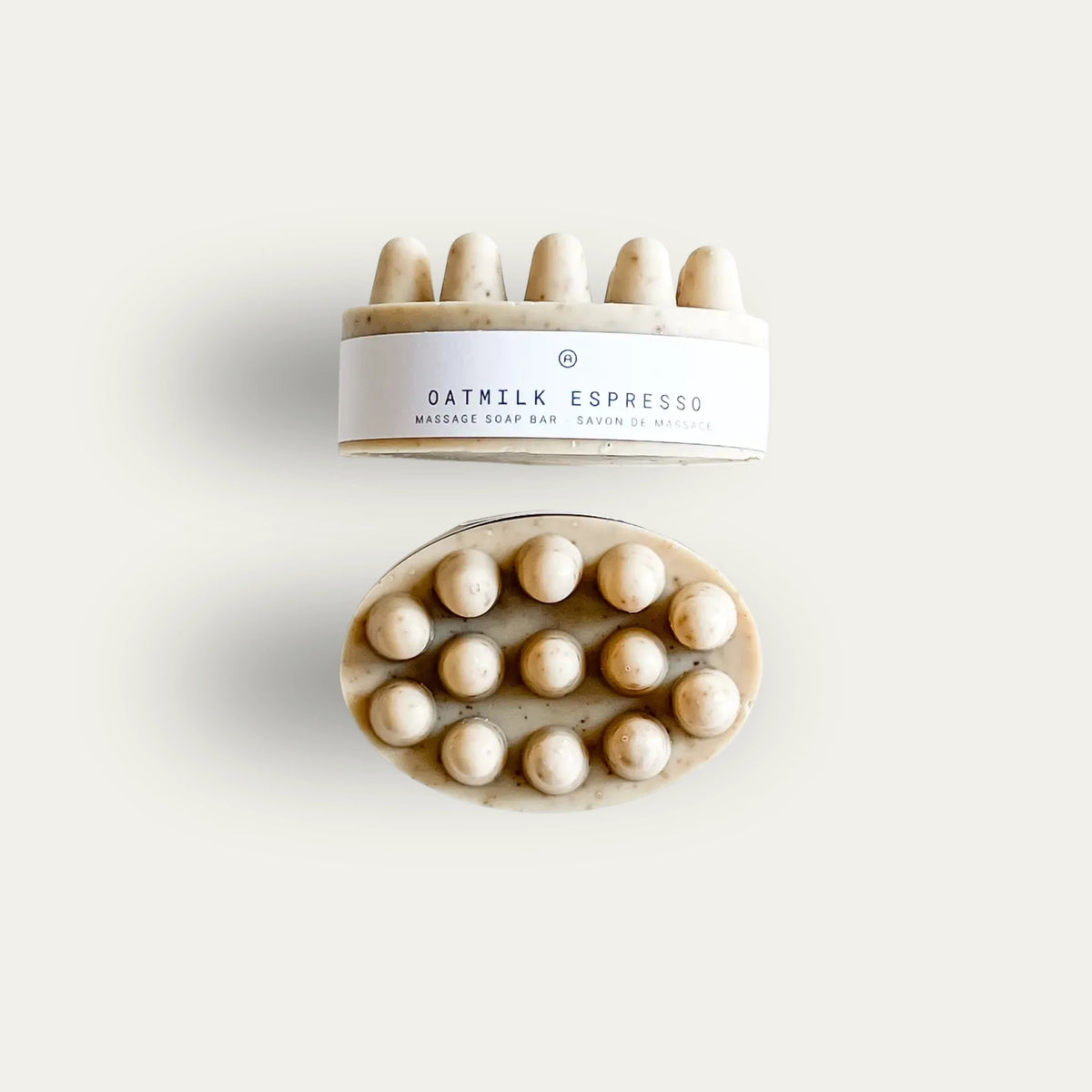 Agha Studio Oatmilk Espresso Massage Soap Bar