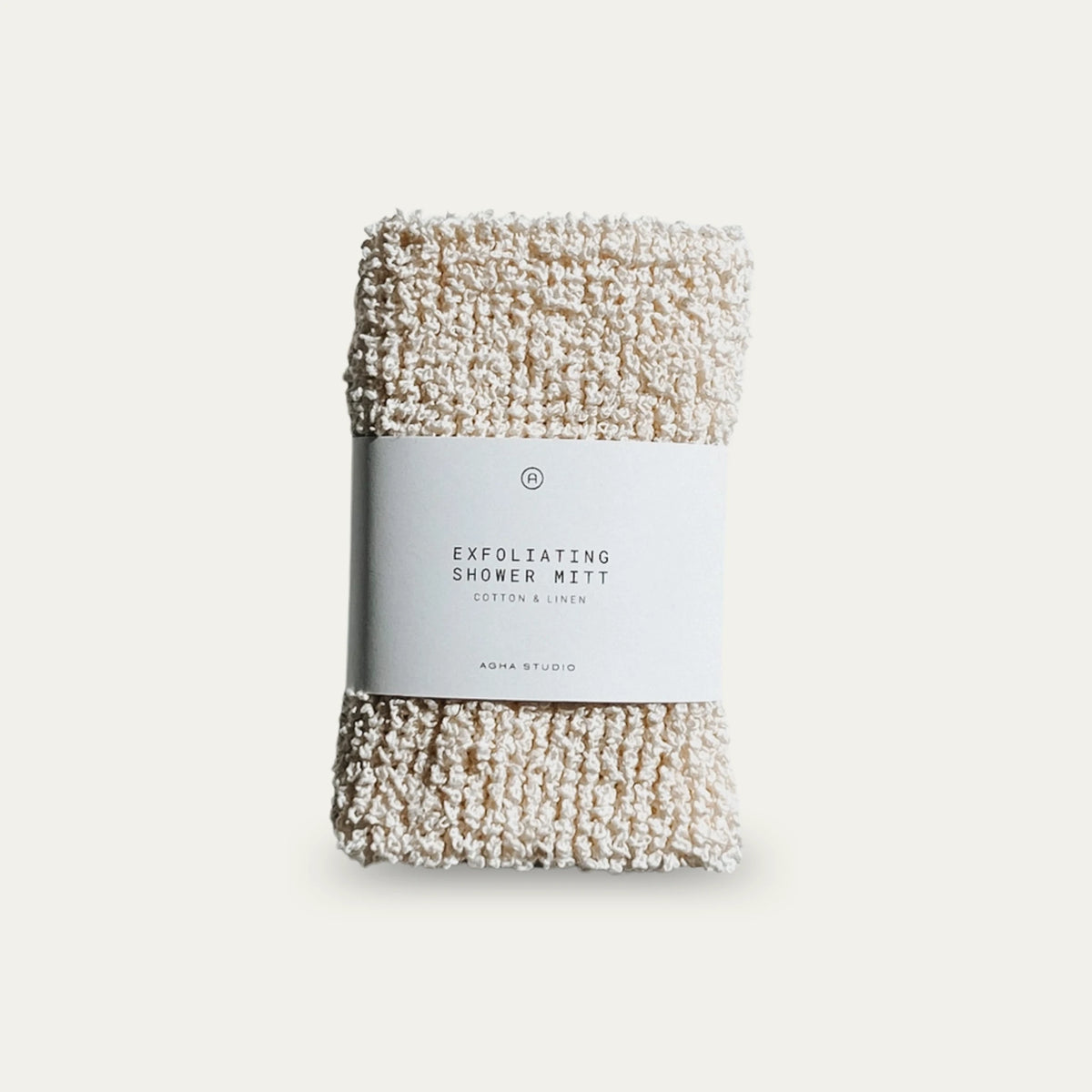 Agha Studio Exfoliating Hemp Shower Mitt