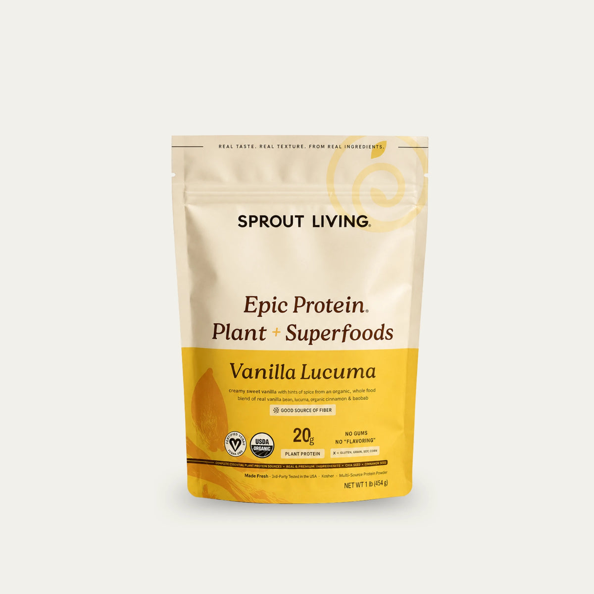 Sprout Living Vanilla Lucuma Organic Plant Protein