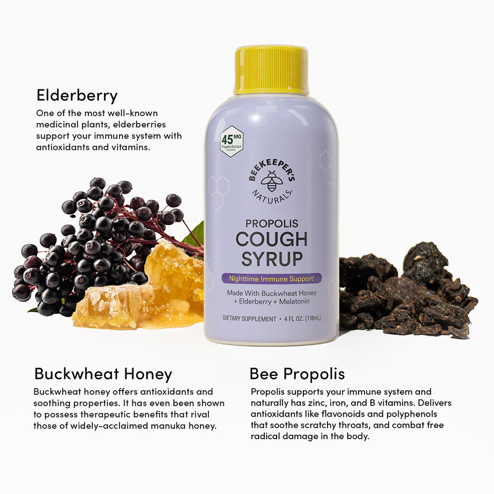 Beekeeper's Nighttime Propolis Cough Syrup