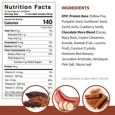 Sprout Living Chocolate Maca Protein