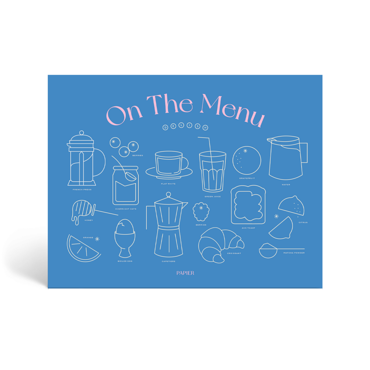 Papier On The Menu Meal Planner
