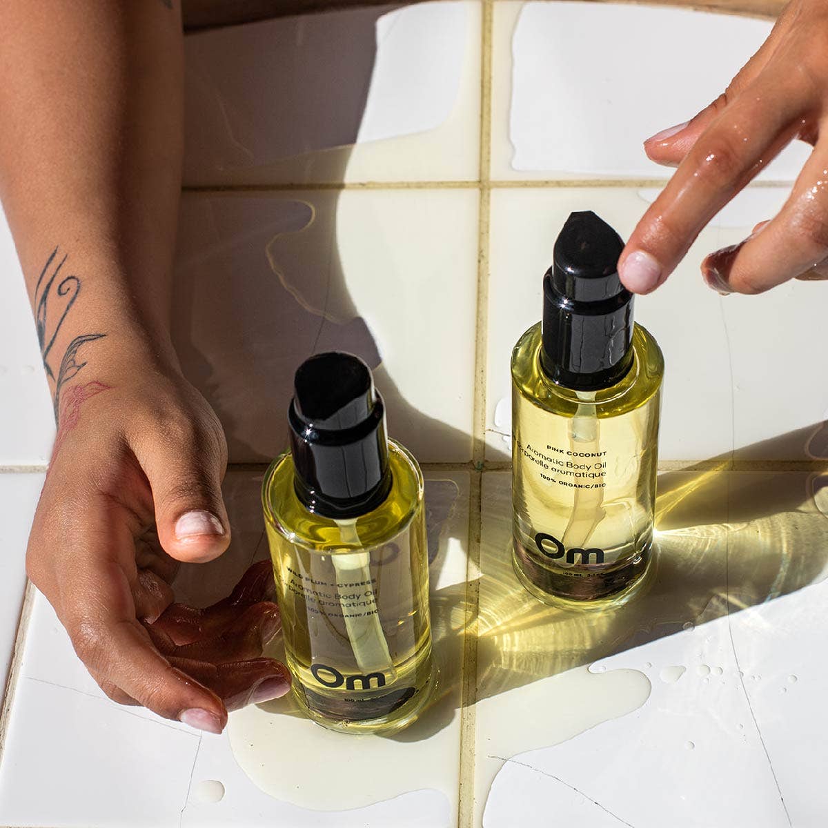 Om Pink Coconut Aromatic Body Oil