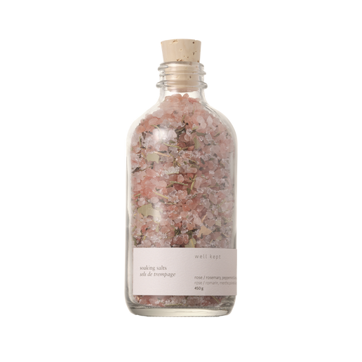 Well Kept Soaking Salts - Rose