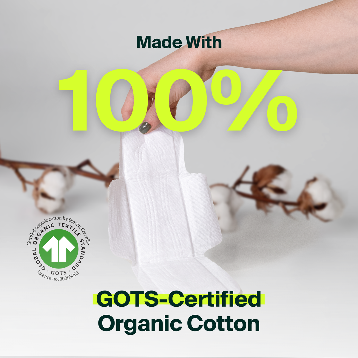 Iris + Arlo Organic Cotton Night Pads