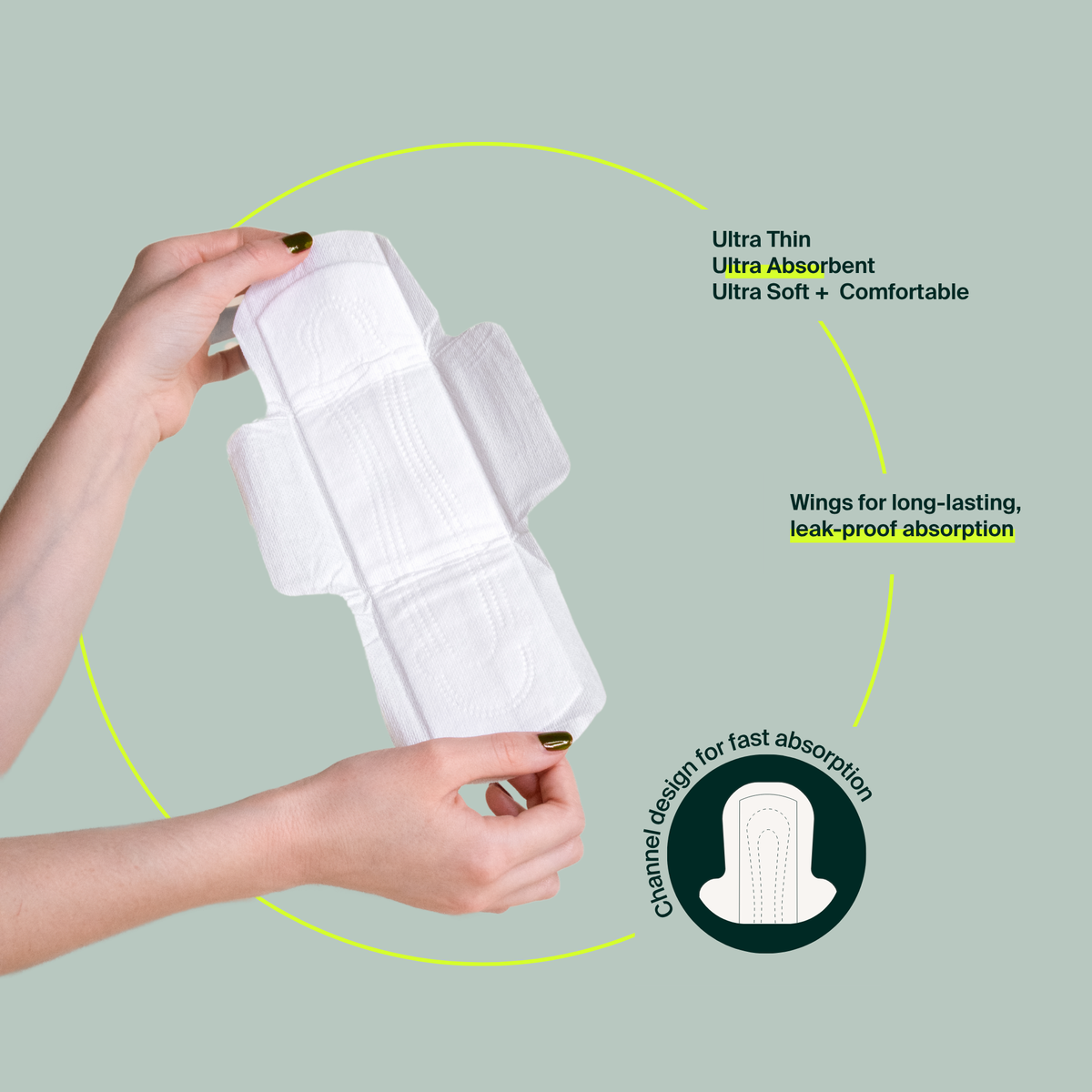 Iris + Arlo Organic Cotton Night Pads