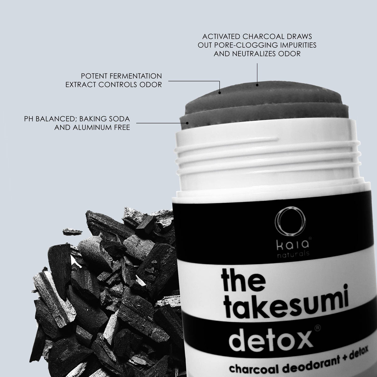 Kaia Naturals Charcoal Detox Deodorant